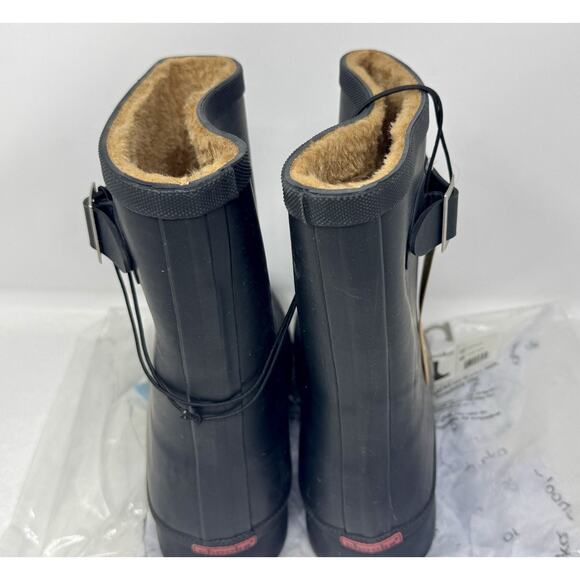 Chooka womens Solid Delridge Mid-Height Rain Boot Black, New In Package - 9 main image 6